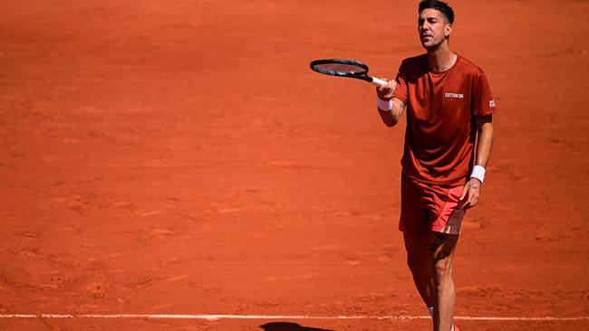 Australia's Thanasi Kokkinakis was fuming.