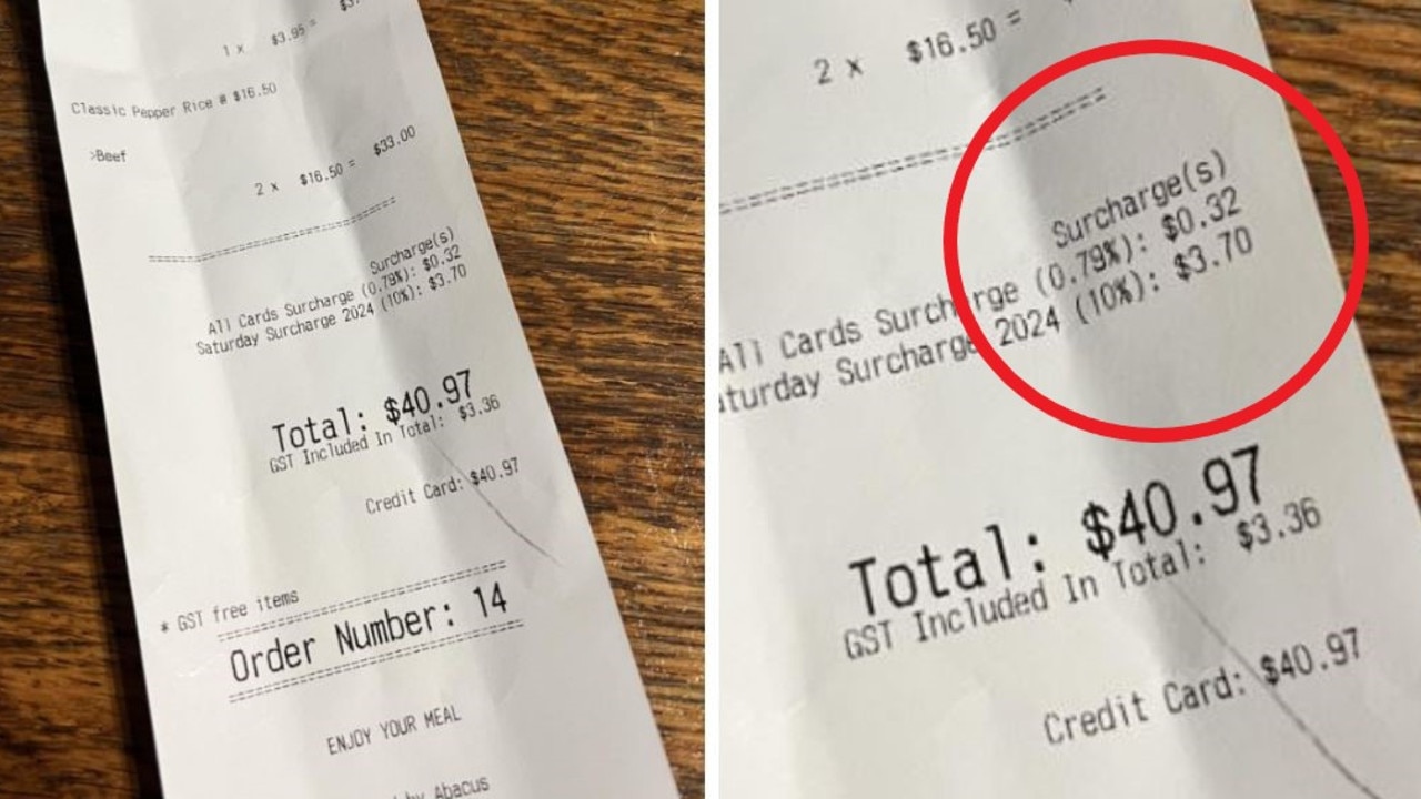 Diner’s shock at $4 detail on receipt