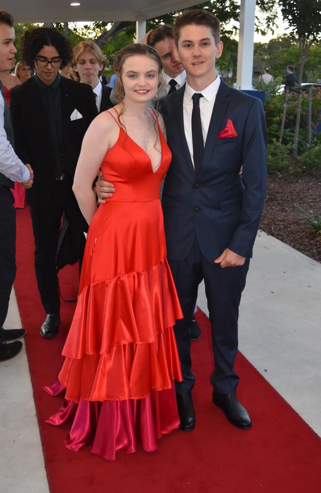 Lara Carvell and Beau Tuer at the Mountain Creek State High School formal on November 18, 2022. Picture: Sam Turner