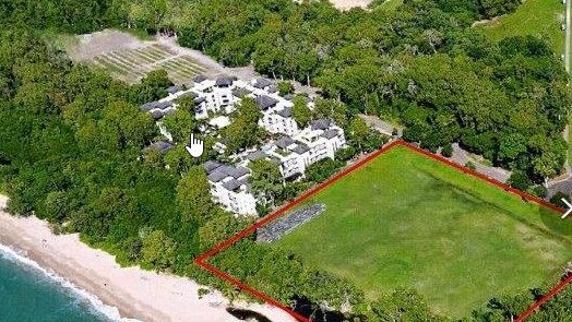 Mystery Sydney-based Tong Wang's company Walnut Four Pty Ltd has bought a 1.85ha parcel of beachfront land at Palm Cove. Picture: Supplied