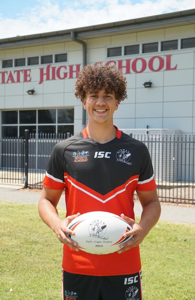 Dane Ransom from Kirwan State High School's rugby league program.