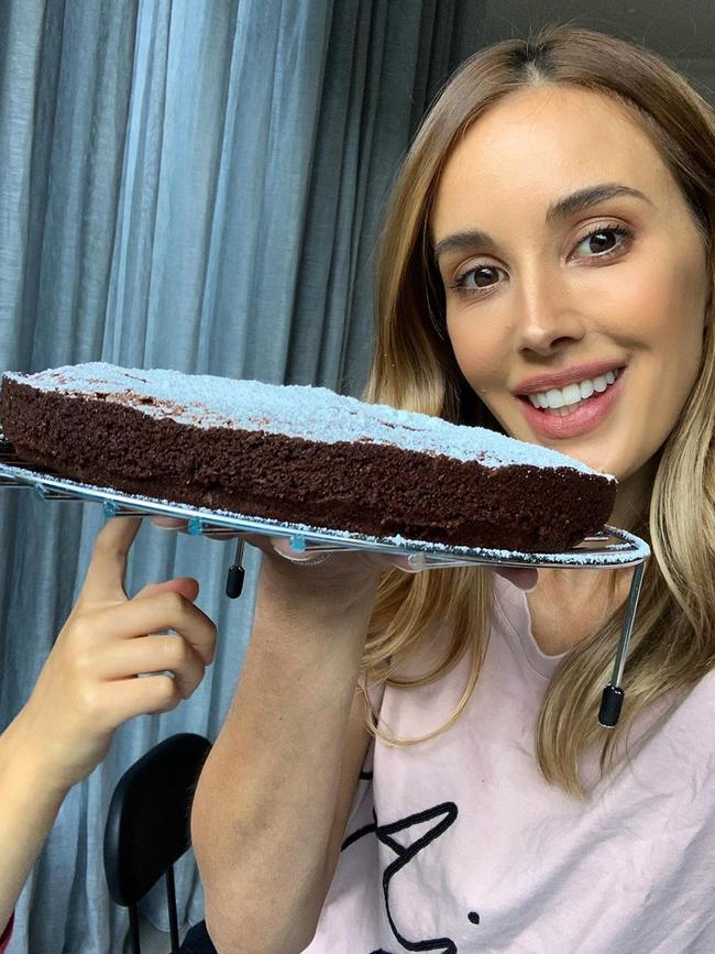 Rebecca Judd has been baking. Picture: Instagram