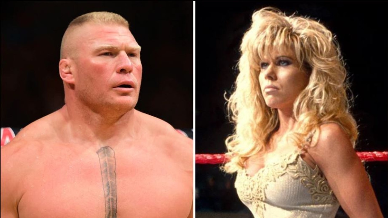 Brock Lesnar and Terri Runnels.