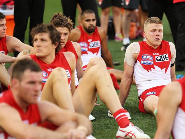 It was a day to forget for the Sydney Swans Picture Phil Hillyard