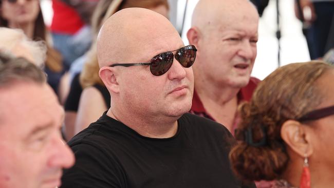 Member for Mulgrave Curtis Pitt at the Labor Party's state election campaign launch at the Austal shipyard in the Port of Cairns. Picture: Brendan Radke