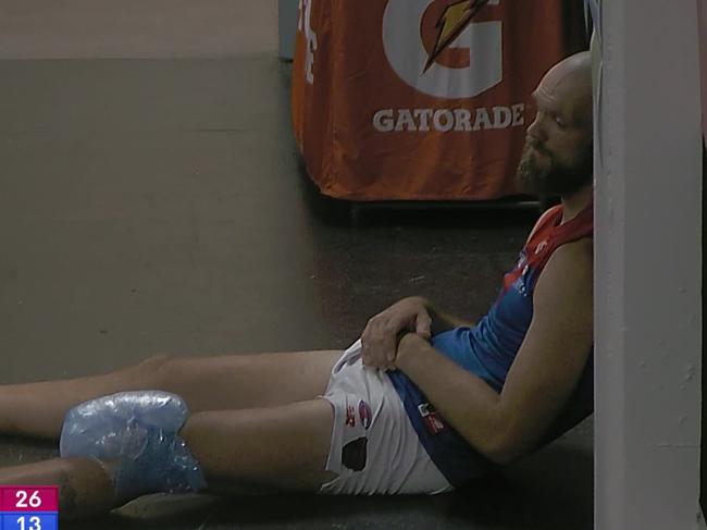 Max Gawn looked very sad.