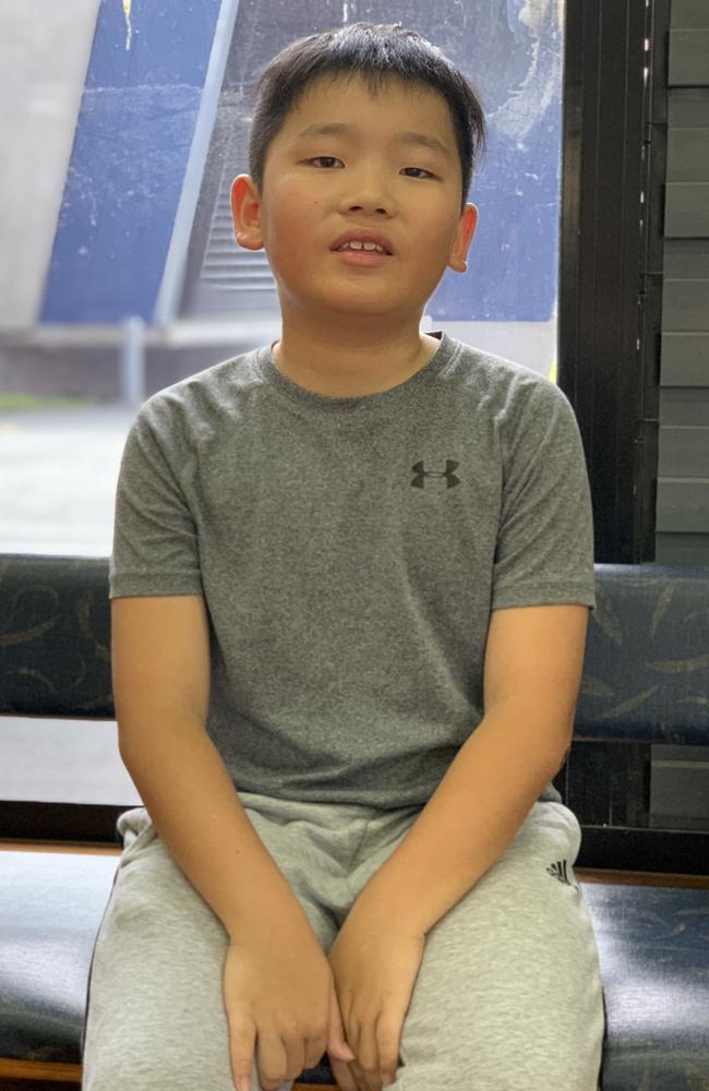 Lachlan Wang at the Mackay Chess Open on May 14. Lachlan has been playing chess for three years. His favourite player is the American Grandmaster Hikaru Nakamura.