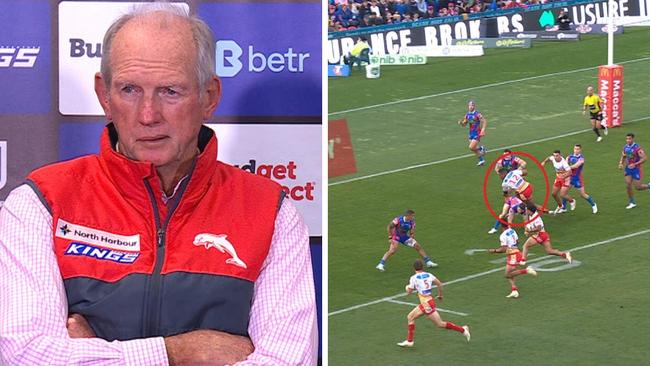 Wayne Bennett and Dolphins obstruction