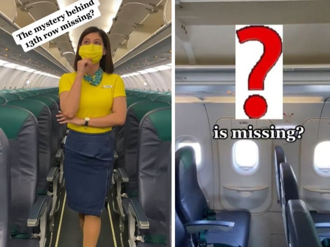 Flight attendant Henny Lim revealed the reason for the missing row number. Thumbnail