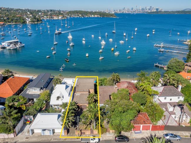 The Watsons Bay home of Billy Dunn at 23 Marine Pde front onto the water.