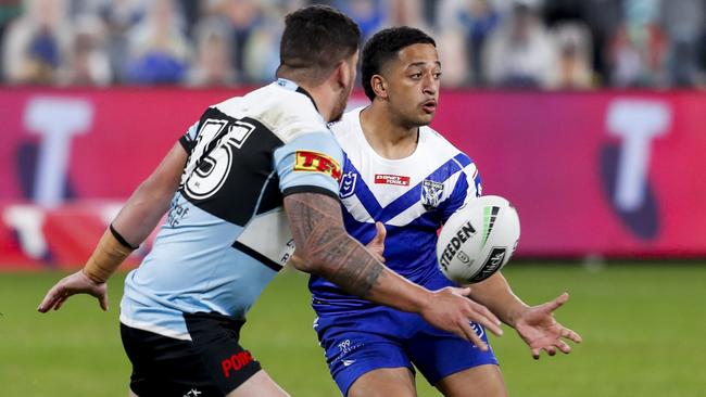 Brandon Wakeham won’t be offered a new deal at the Bulldogs. Picture: AAP Image/David Neilson