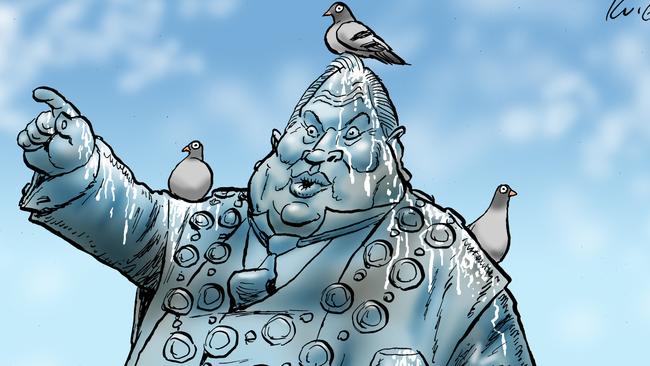 Mark Knight cartoon on Robert Doyle sexual harassment report.