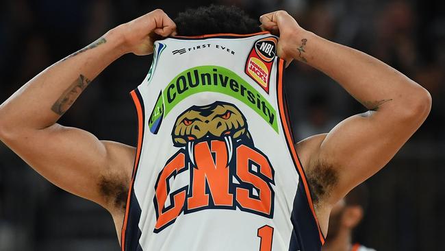 Melbourne United kept a close eye on Melo Trimble throughout the match. Picture: Getty