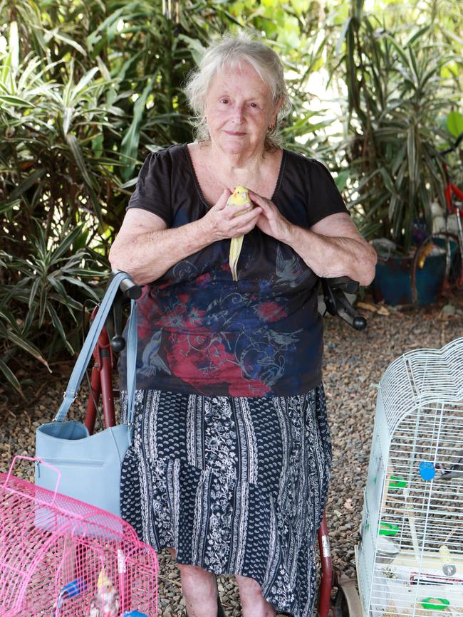 Jill Sharp had to leave her animals behind when she evacuated during the bushfire. Picture: AAP/Image Sarah Marshall