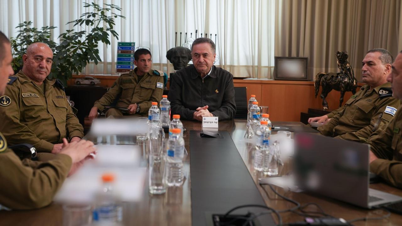 Israeli Defence Minister Israel Katz shared this photo alongside his statement on X.