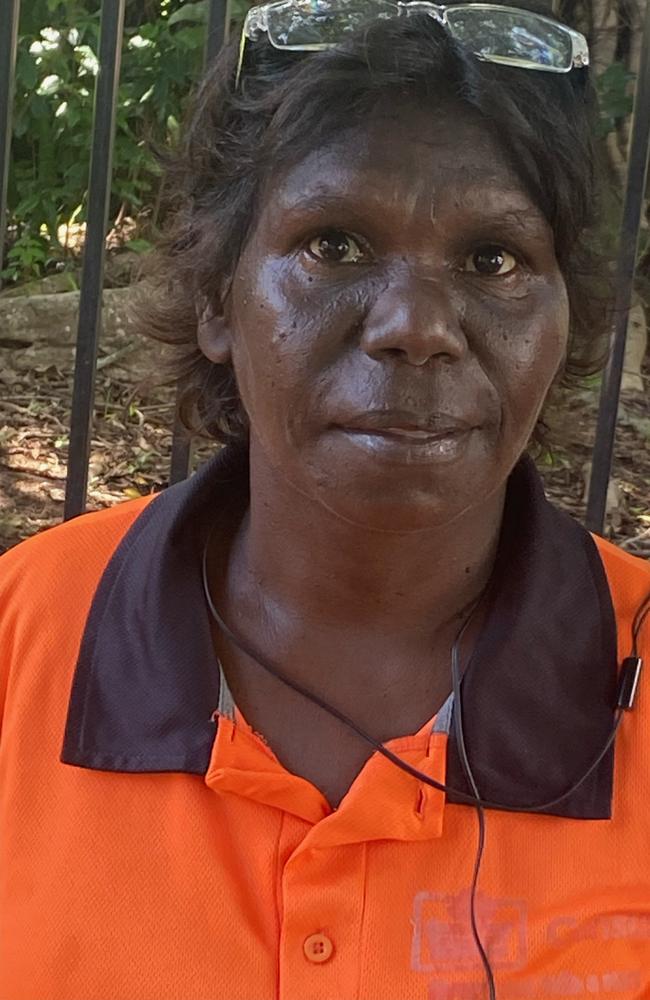 Tiwi Islander Donna Molominni was one of hundreds to attend Santos’ Barossa consultation at Pirlangimpi.