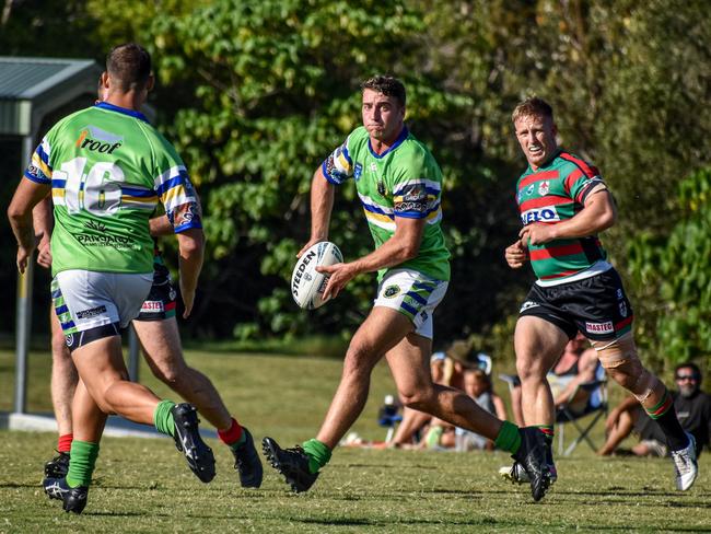 Owen Fredericks playing for the Tweed Coast Raiders in the NRRRL. Picture: Max Ellis