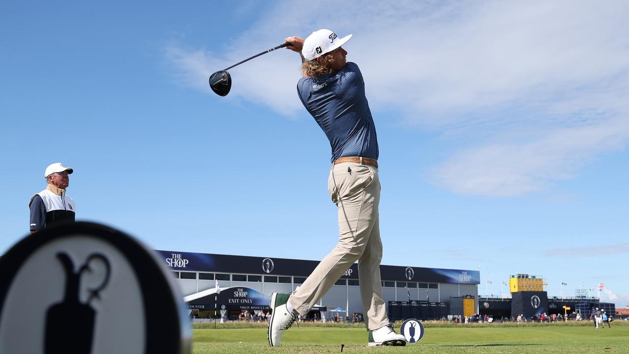 Cameron Smith is trying to defend his British Open title. Picture: Gregory Shamus/Getty Images