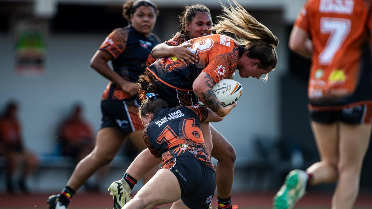 Victoria Alley at the 2024 Deadly Cup Carnival between the Indigenous All Stars and Territory All Stars. Picture: Pema Tamang Pakhrin