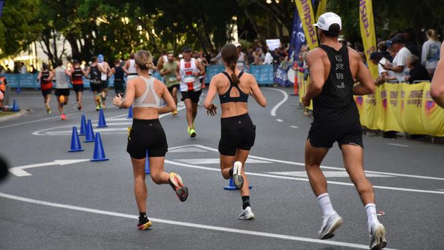 Some of the magic moments and action from the ASICS Runaway Noosa Marathon. Photo: Mark Furler