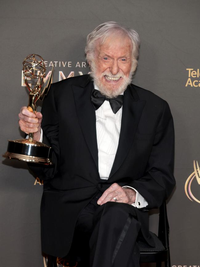 Dick Van Dyke after winning an Emmy last year. Photo by Amy Sussman/Getty Images