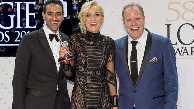 Waleed Aly and Carrie Bickmore have both won Gold Logies. Could this be Peter Helliar’s year?