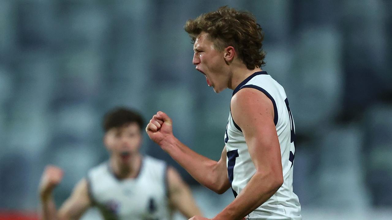 Zane Duursma was best on ground for Vic Country in the biggest game of the year. Picture: Getty Images