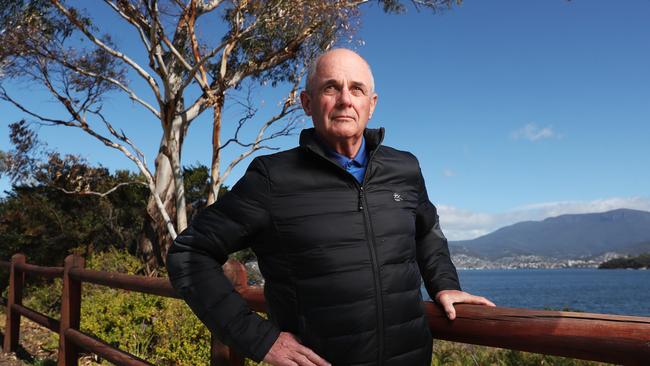 Clarence City Council Mayor Doug Chipman. Native trees have been poisoned along Alexandra Parade on the Clarence Foreshore Trail. Picture: Nikki Davis-Jones