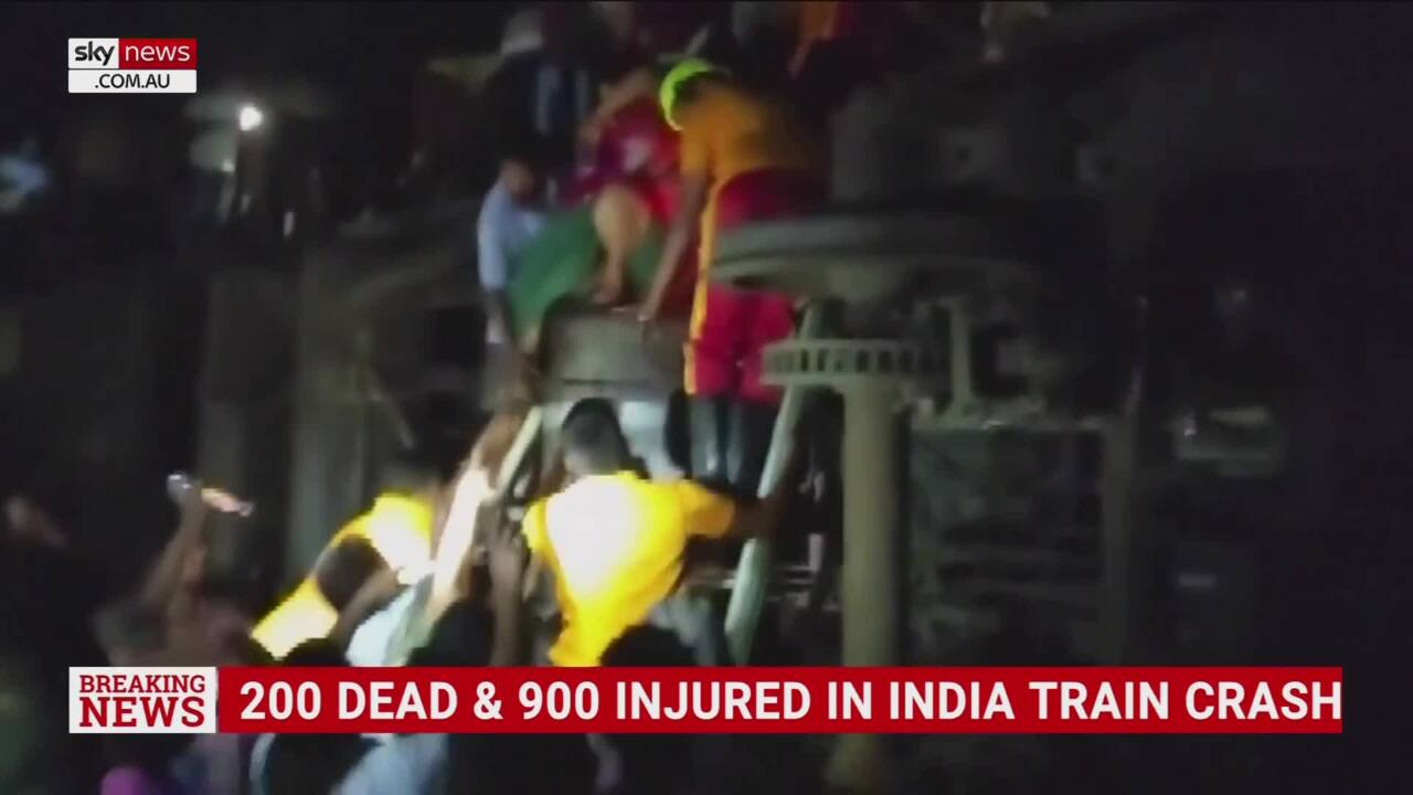 Over 200 dead and 900 injured in multi-train crash in India