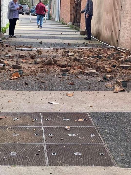 Damage reported in Muswellbrook after Hunter rocked by quake. Supplied