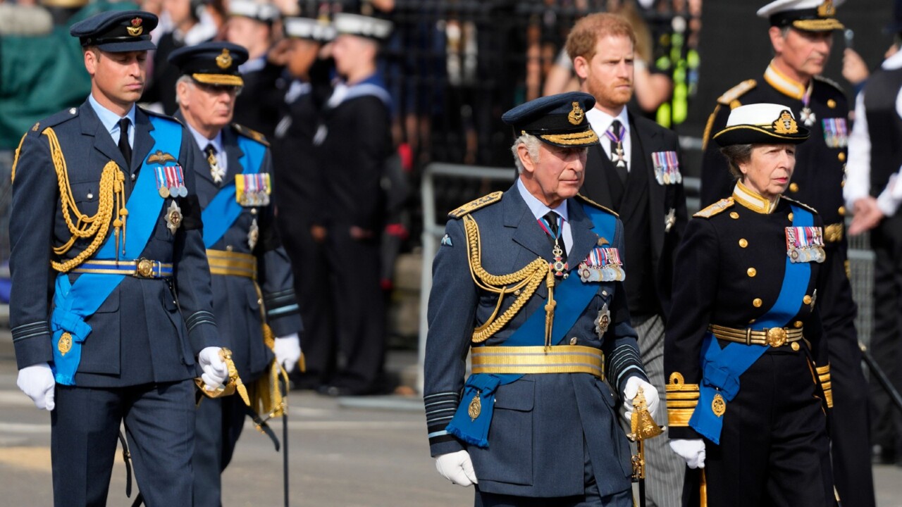 Royals looked 'completely anguished' during procession to Westminster Hall