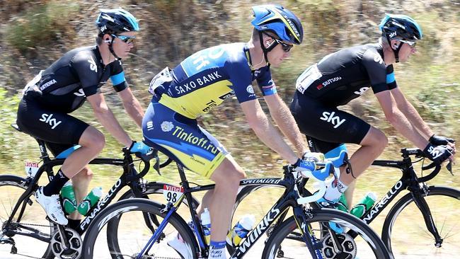 Saxo-Tinkoff's Australian rider Michael Rogers. Picture: Sarah Reed