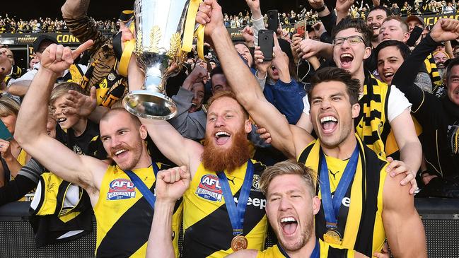 Which Richmond premiership player can replace Alex Rance? Picture: Julian Smith