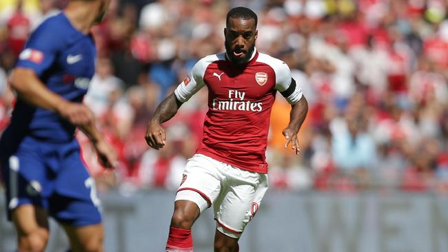 Arsenal's French striker Alexandre Lacazette.