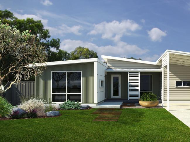 Artist's impression of the 3G design by TR Homes. Picture: Supplied for HOME Magazine WA 2015. Modular housing feature.