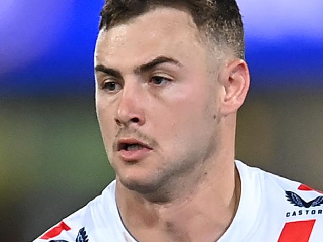 BRISBANE, AUSTRALIA - JULY 27: Sandon Smith of the Roosters in action during the round 22 NRL match between Brisbane Broncos and Sydney Roosters at The Gabba on July 27, 2023 in Brisbane, Australia. (Photo by Albert Perez/Getty Images)