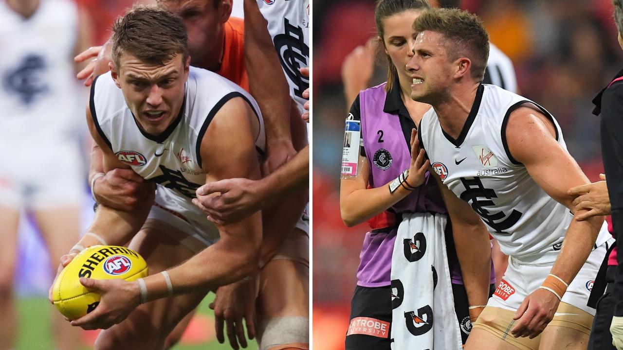 Not many Blues stood up for Patrick Cripps and Marc Murphy, according to Mark Maclure.