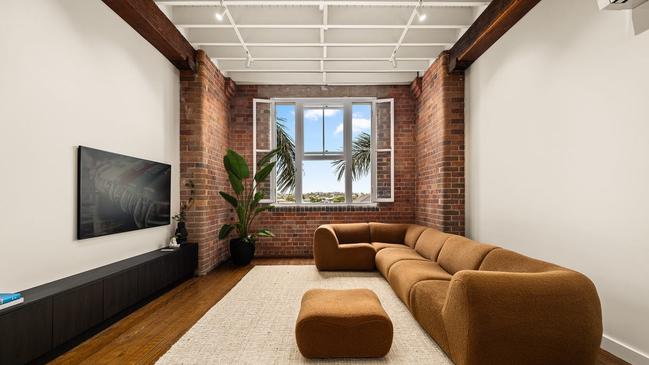 This one-bedroom unit at 302/88 Macquarie St, Teneriffe, is expected to fetch more than $1m.