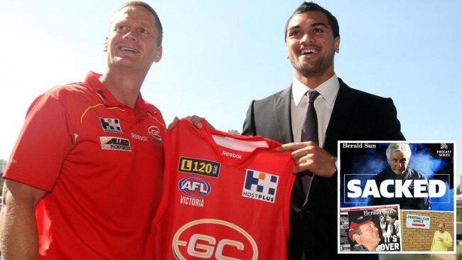 Former Gold Coast coach Guy McKenna has revealed he did not want Karmichael Hunt at the Suns.