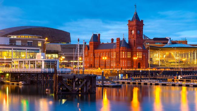 The Pierhead building at Cardiff Bay.