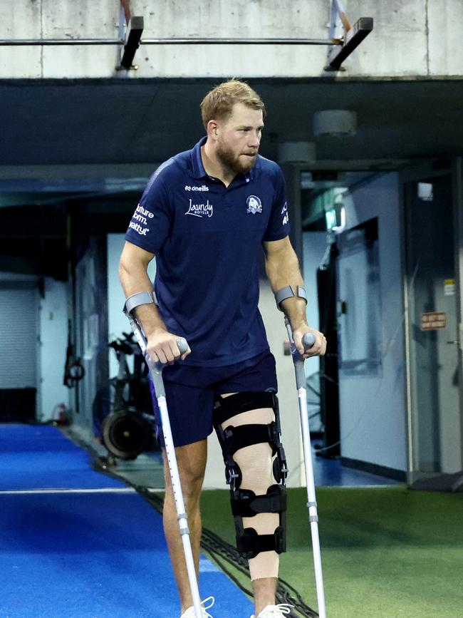 Matt Burton is expected to miss a month with a knee injury. Picture: Jeremy Ng/Getty Images