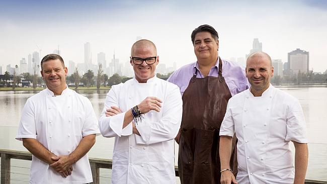 Winning recipe: MasterChef judges, Gary Mehigan, Heston Blumenthal, Matt Preston and George Calombaris. <i>Picture: Channel Ten</i>