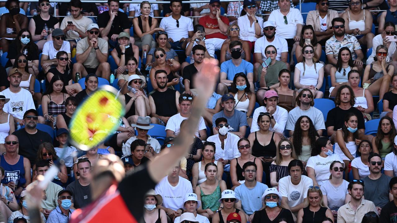 For a third round doubles match – insane. Photo by Quinn Rooney/Getty Images