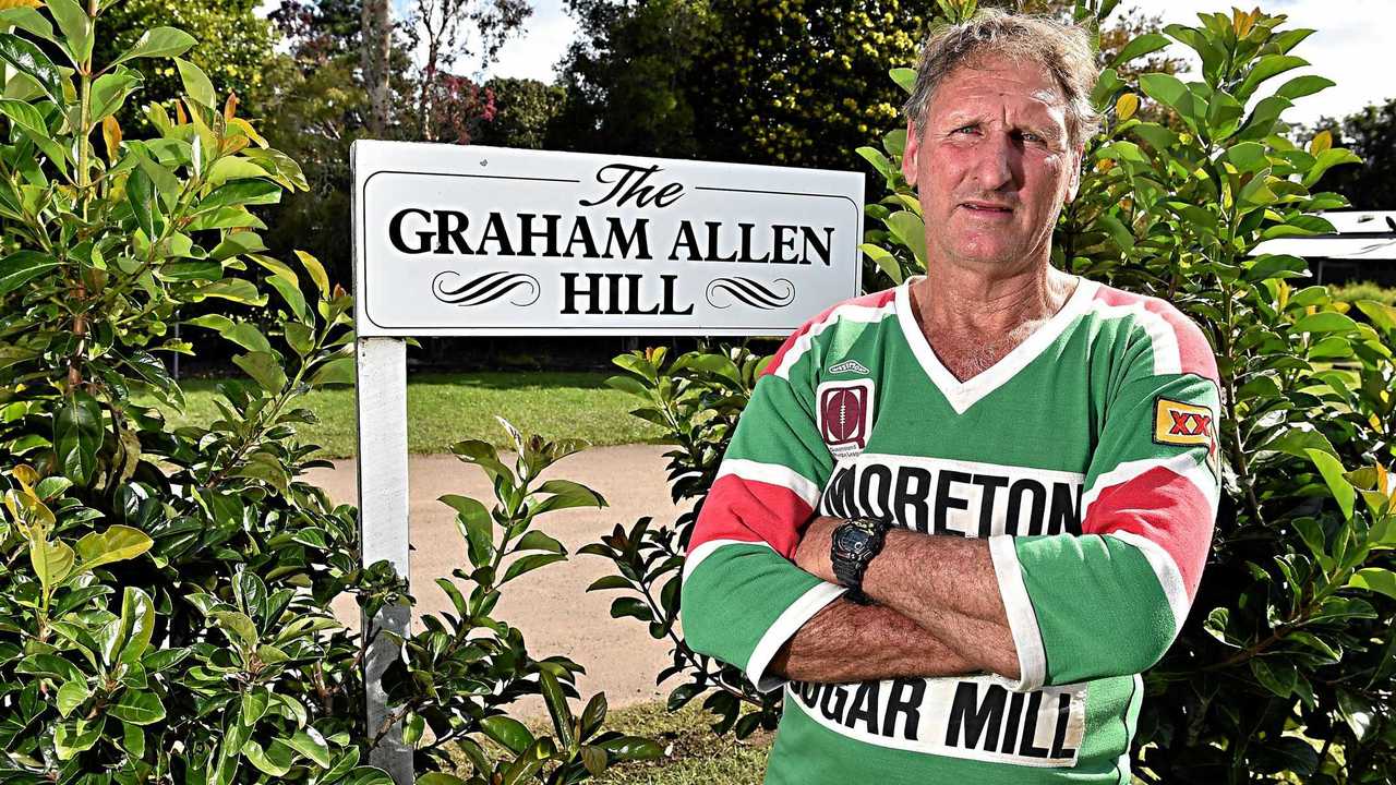 LIVING LEGEND: Graham Allen played more than 315 games for Nambour, first with Souths then Crushers, played until he was 50 with his son. Picture: Warren Lynam