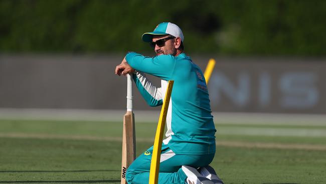 What does a successful T20 World Cup campaign mean for Justin Langer? Picture: Matthew Lewis-ICC/ICC via Getty Images