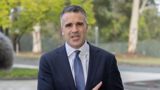 Premier Peter Malinauskas arrives at Parliament House in Canberra on February 3. Picture: NCA NewsWire / Gary Ramage