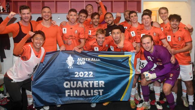 Brisbane Roar progress to the Australia Cup quarter-finals.