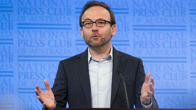 Greens leader Adam Bandt hopes he could enter a power-sharing agreement after the May poll. Picture: NCA NewsWire / Gary Ramage