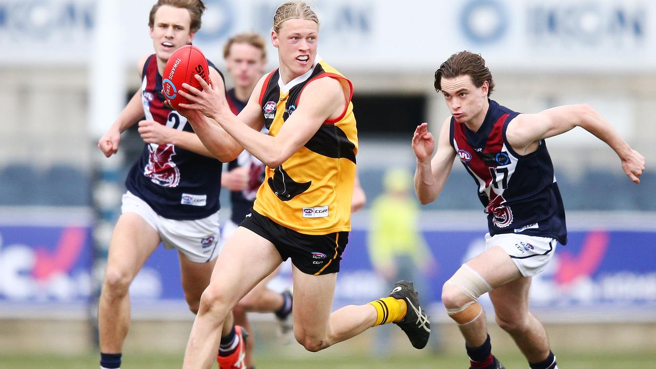 Hayden Young is one of Victoria’s best draft prospects in 2019. Photo: Michael Dodge/AFL Media/Getty Images.