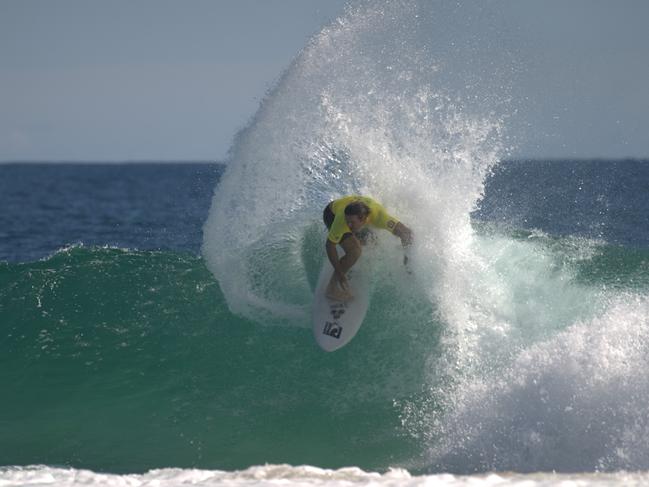 Nathan Cook pictured at the World Club Boardriding Challenge 2025 at Snapper Rocks.